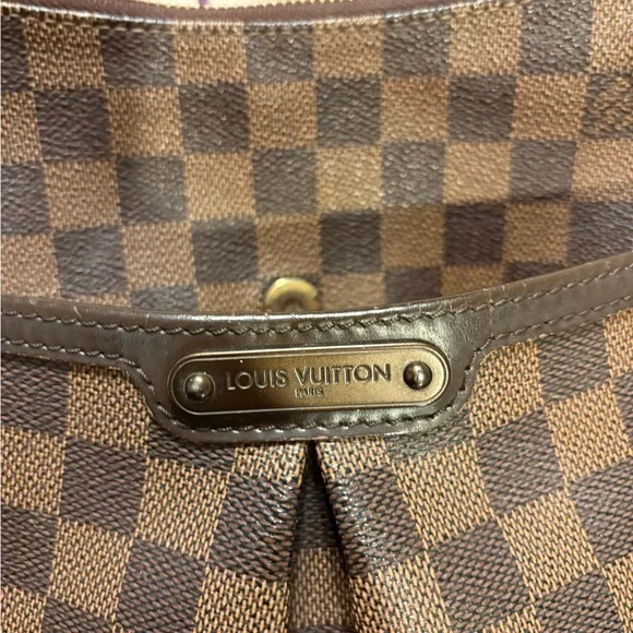 LV Bloomsbury PM Damier Ebene Brown Leather Crossbody/Shoulder Bag - Picture 14 of 17